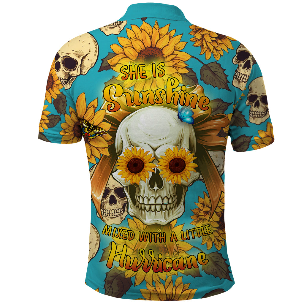 She Is Sunshine Mixed With A Little Hurricane Polo Shirt - Wonder Print Shop