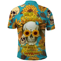 She Is Sunshine Mixed With A Little Hurricane Polo Shirt - Wonder Print Shop