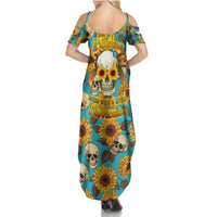 She Is Sunshine Mixed With A Little Hurricane Summer Maxi Dress - Wonder Print Shop