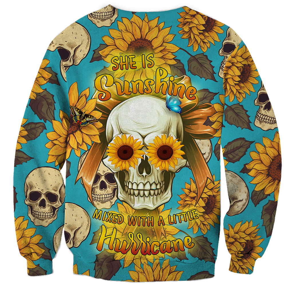 She Is Sunshine Mixed With A Little Hurricane Sweatshirt - Wonder Print Shop