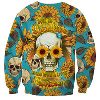 She Is Sunshine Mixed With A Little Hurricane Sweatshirt - Wonder Print Shop