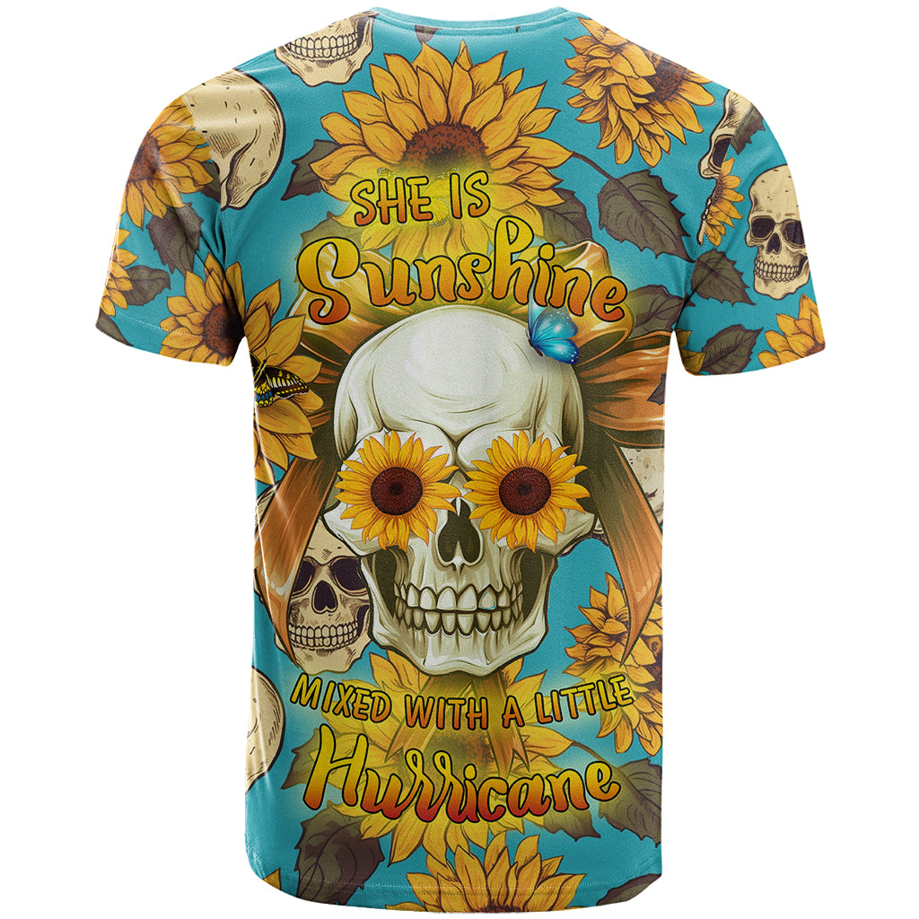 She Is Sunshine Mixed With A Little Hurricane T Shirt - Wonder Print Shop
