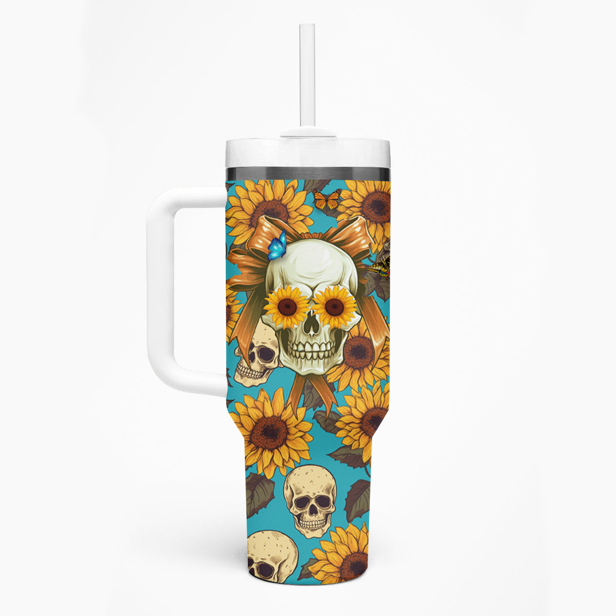 She Is Sunshine Mixed With A Little Hurricane Tumbler With Handle - Wonder Print Shop