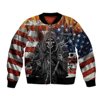 America Live It Love it Or Get the Hell Out Bomber Jacket - Wonder Print Shop
