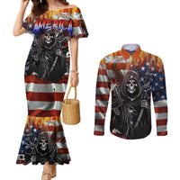 america-live-it-love-it-or-get-the-hell-out-couples-matching-mermaid-dress-and-long-sleeve-button-shirts