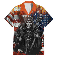 America Live It Love it Or Get the Hell Out Family Matching Off Shoulder Long Sleeve Dress and Hawaiian Shirt - Wonder Print Shop