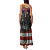 America Live It Love it Or Get the Hell Out Family Matching Tank Maxi Dress and Hawaiian Shirt - Wonder Print Shop