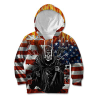 America Live It Love it Or Get the Hell Out Kid Hoodie - Wonder Print Shop