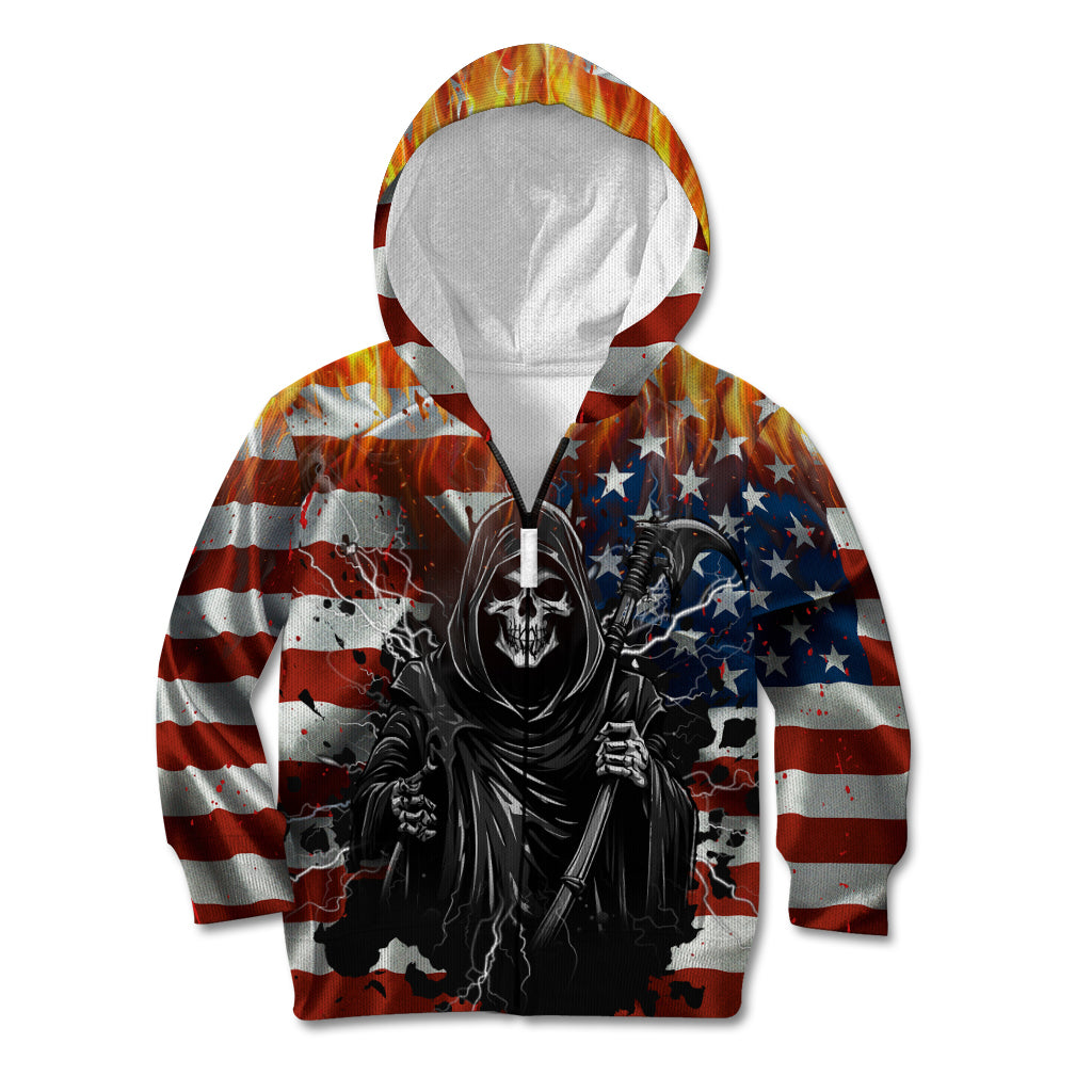 America Live It Love it Or Get the Hell Out Kid Hoodie - Wonder Print Shop