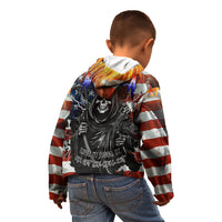 America Live It Love it Or Get the Hell Out Kid Hoodie - Wonder Print Shop