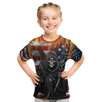 America Live It Love it Or Get the Hell Out Kid T Shirt - Wonder Print Shop