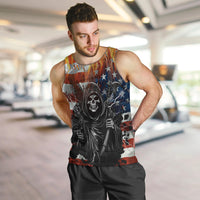 America Live It Love it Or Get the Hell Out Men Tank Top - Wonder Print Shop