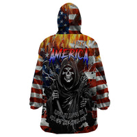 America Live It Love it Or Get the Hell Out Wearable Blanket Hoodie - Wonder Print Shop