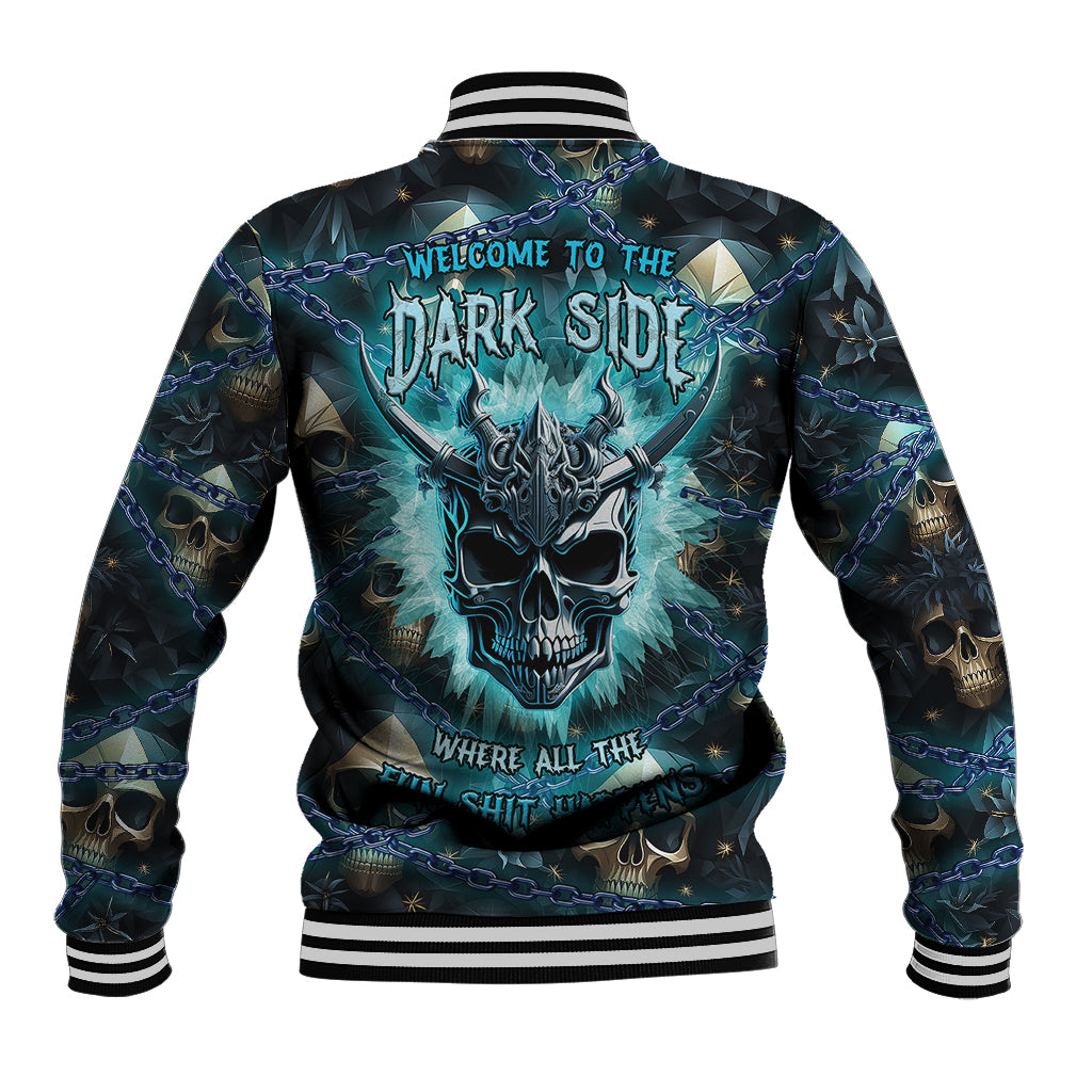 Welcome To The Dark Side Baseball Jacket - Wonder Print Shop