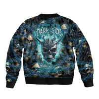 Welcome To The Dark Side Bomber Jacket - Wonder Print Shop
