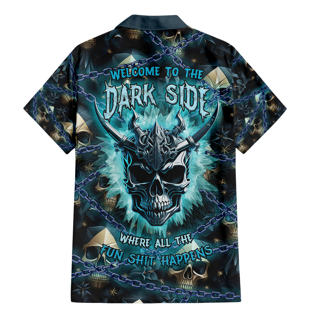 Welcome To The Dark Side Family Matching Mermaid Dress and Hawaiian Shirt - Wonder Print Shop