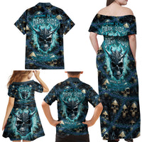 Welcome To The Dark Side Family Matching Off Shoulder Maxi Dress and Hawaiian Shirt - Wonder Print Shop