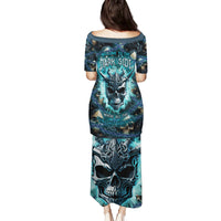 Welcome To The Dark Side Family Matching Puletasi Dress and Hawaiian Shirt - Wonder Print Shop
