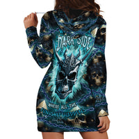 Welcome To The Dark Side Hoodie Dress - Wonder Print Shop