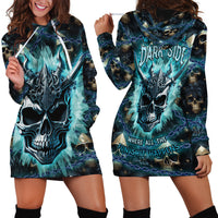 Welcome To The Dark Side Hoodie Dress - Wonder Print Shop