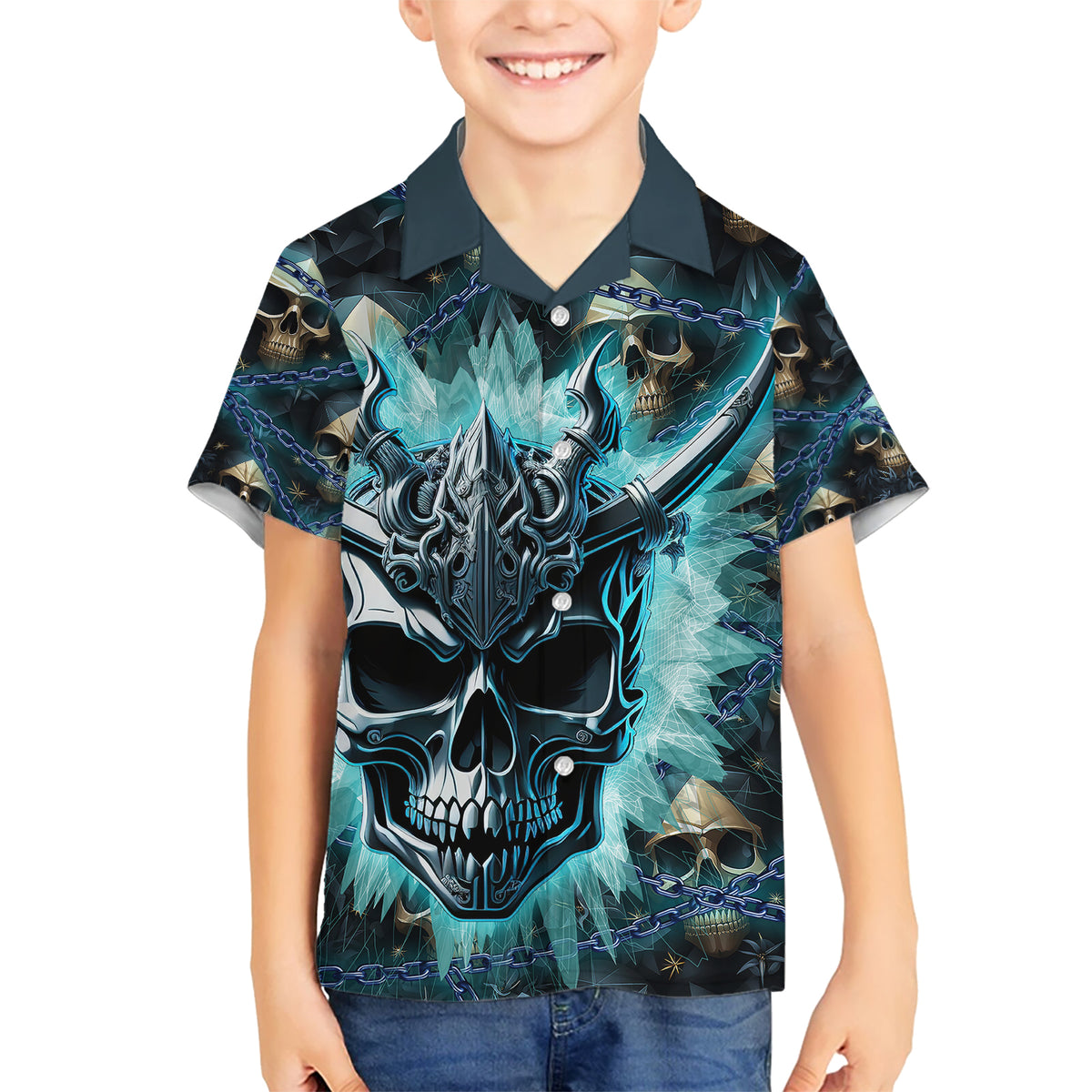 Welcome To The Dark Side Kid Hawaiian Shirt - Wonder Print Shop