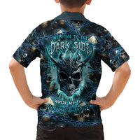Welcome To The Dark Side Kid Hawaiian Shirt - Wonder Print Shop