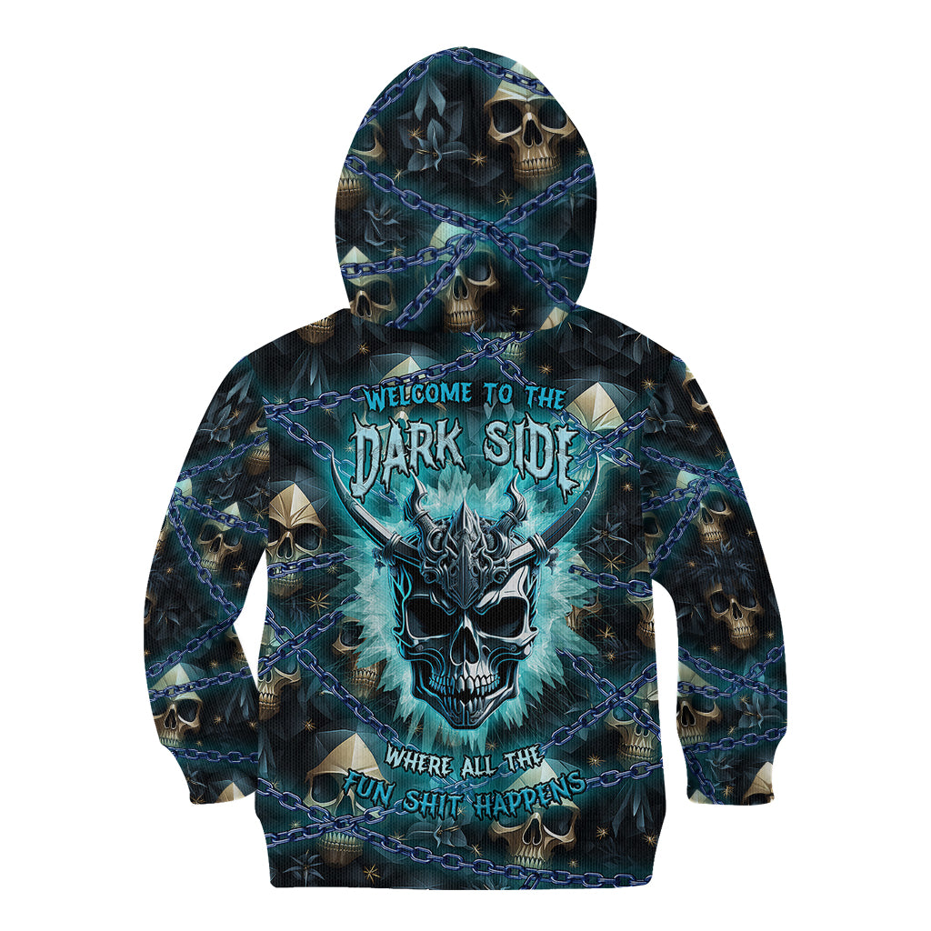 Welcome To The Dark Side Kid Hoodie - Wonder Print Shop