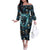 Welcome To The Dark Side Off The Shoulder Long Sleeve Dress - Wonder Print Shop