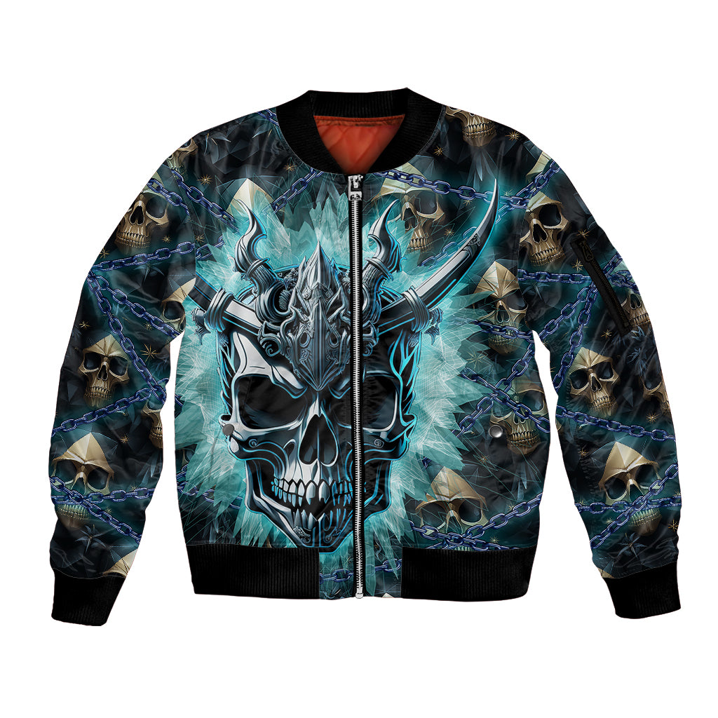 Welcome To The Dark Side Sleeve Zip Bomber Jacket - Wonder Print Shop