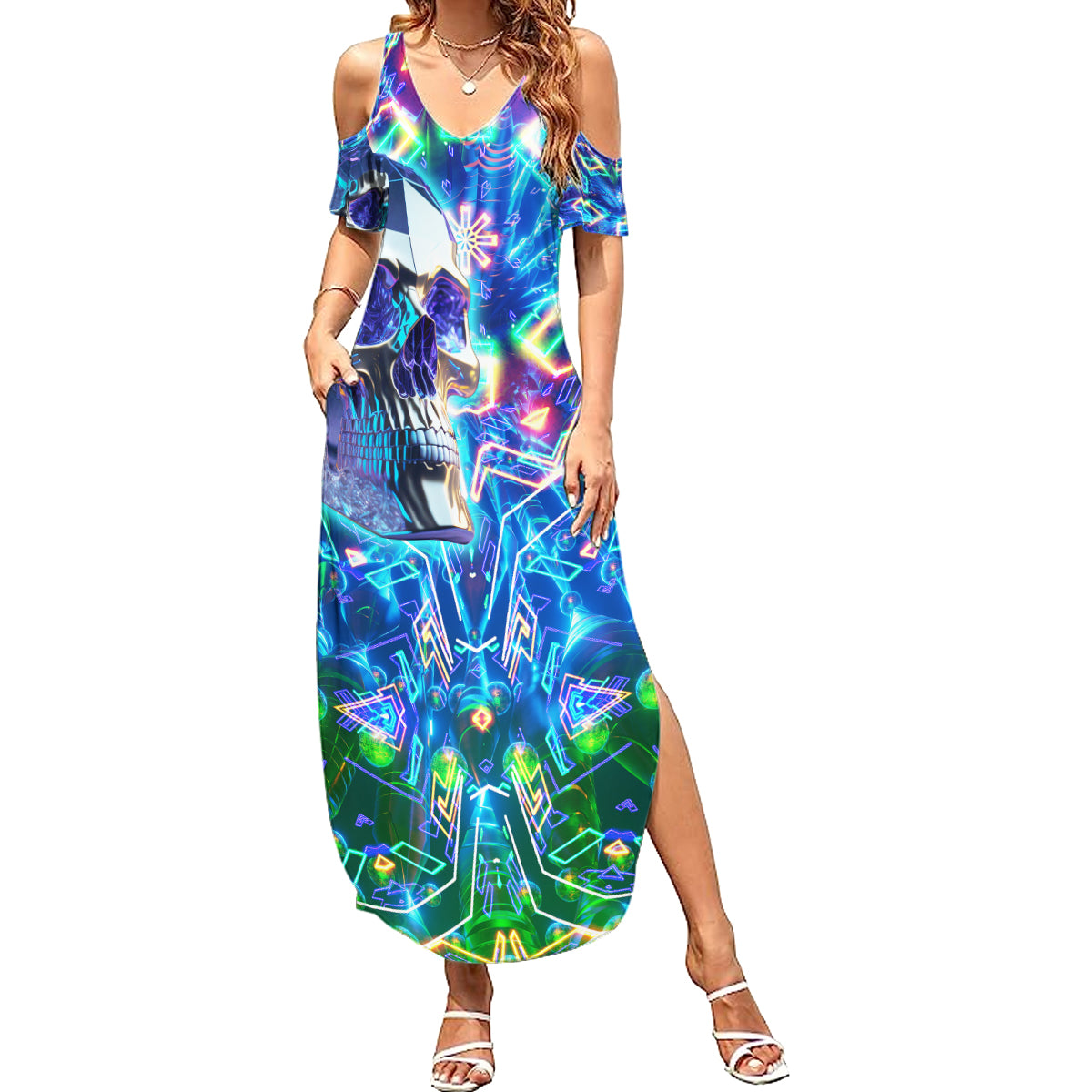 Be Careful Who You F Over Some Of Us F Back Family Matching Summer Maxi Dress and Hawaiian Shirt - Wonder Print Shop