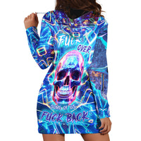 Be Careful Who You F Over Some Of Us F Back Hoodie Dress - Wonder Print Shop