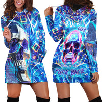 Be Careful Who You F Over Some Of Us F Back Hoodie Dress - Wonder Print Shop