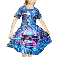 Be Careful Who You F Over Some Of Us F Back Kid Short Sleeve Dress - Wonder Print Shop