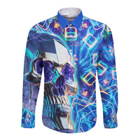 Be Careful Who You F Over Some Of Us F Back Long Sleeve Button Shirt - Wonder Print Shop