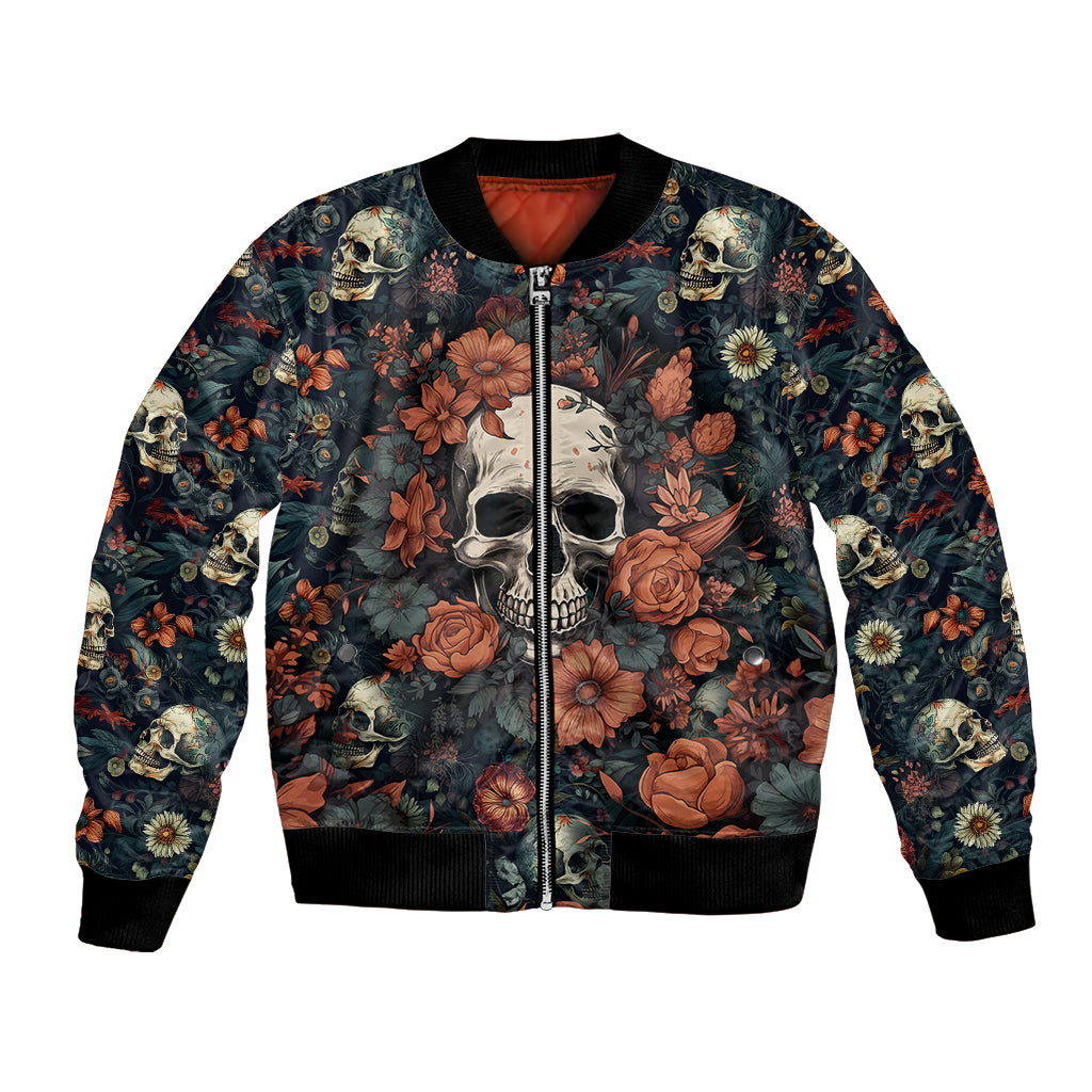 I Talk I Smile I Laugh Too But Be Care Ful When I'm Silent Bomber Jacket - Wonder Print Shop