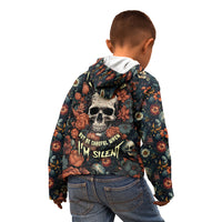 I Talk I Smile I Laugh Too But Be Care Ful When I'm Silent Kid Hoodie - Wonder Print Shop