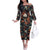 I Talk I Smile I Laugh Too But Be Care Ful When I'm Silent Off The Shoulder Long Sleeve Dress - Wonder Print Shop