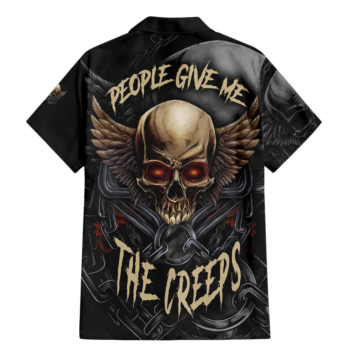 People Give Me The Creep Family Matching Mermaid Dress and Hawaiian Shirt - Wonder Print Shop