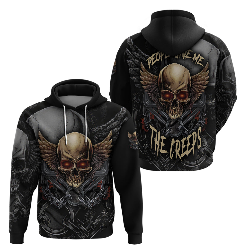 People Give Me The Creep Hoodie - Wonder Print Shop