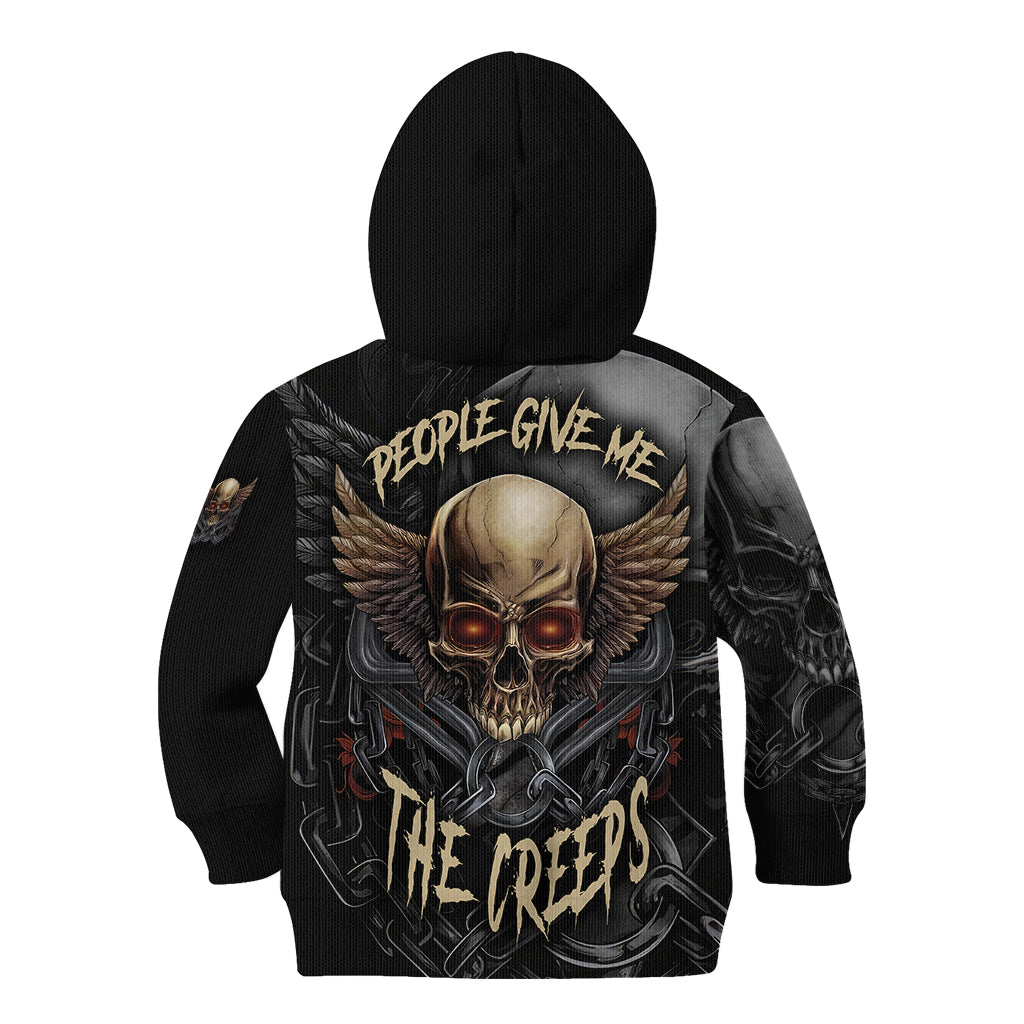 People Give Me The Creep Kid Hoodie - Wonder Print Shop