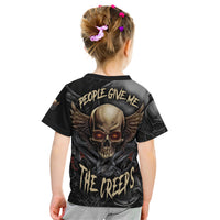 People Give Me The Creep Kid T Shirt - Wonder Print Shop