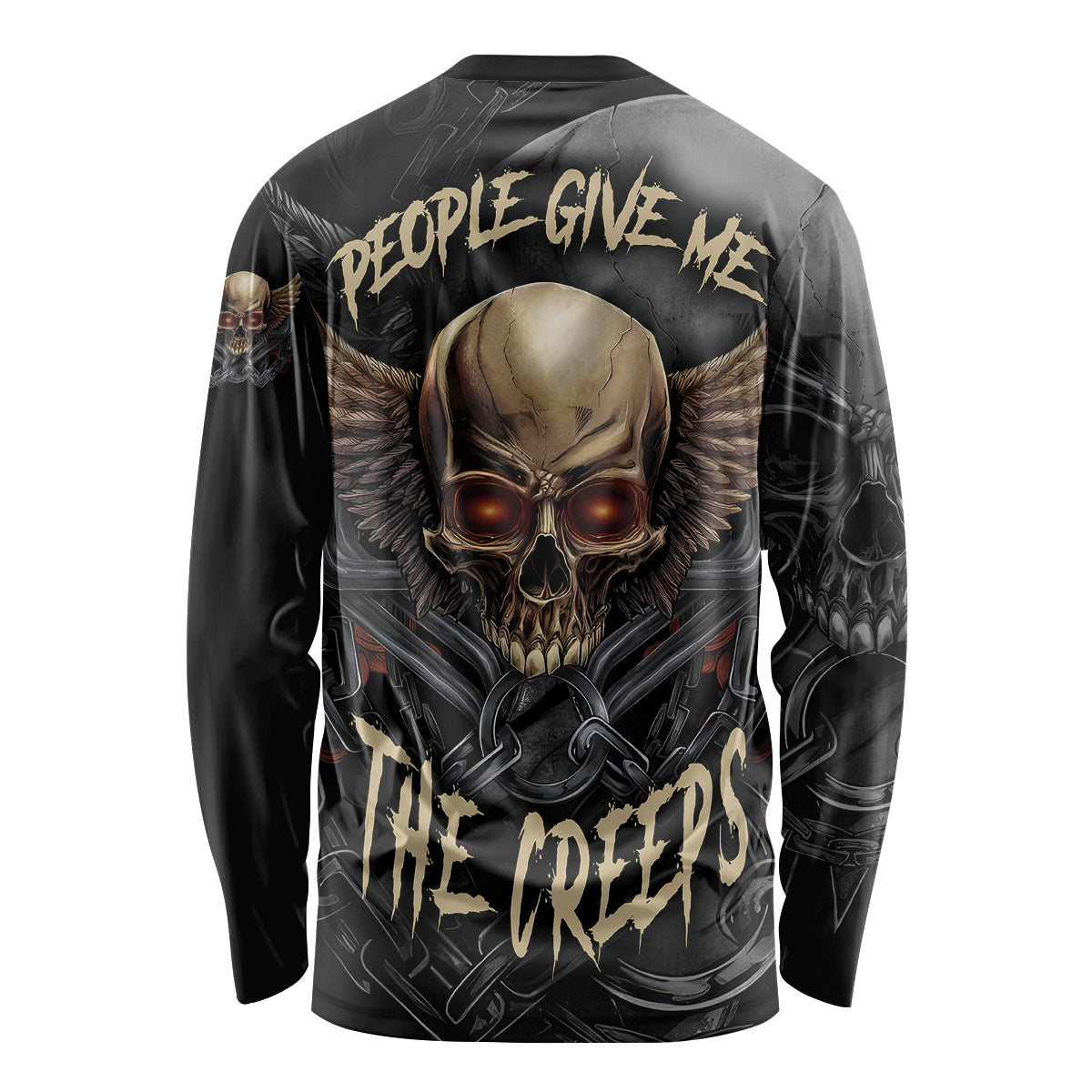 People Give Me The Creep Long Sleeve Shirt - Wonder Print Shop