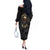 People Give Me The Creep Off The Shoulder Long Sleeve Dress - Wonder Print Shop