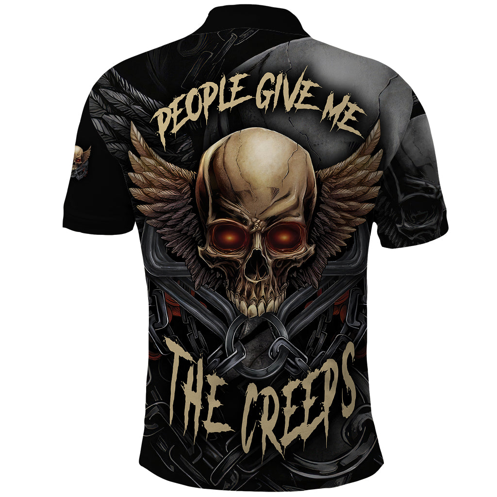 People Give Me The Creep Polo Shirt - Wonder Print Shop