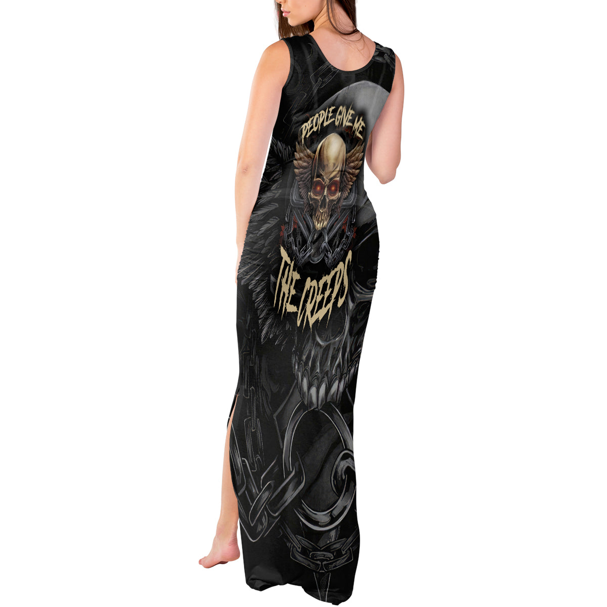 People Give Me The Creep Tank Maxi Dress - Wonder Print Shop
