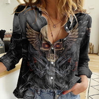 People Give Me The Creep Women Casual Shirt - Wonder Print Shop