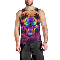 Foreuer Chasing Sunsets Skull Men Tank Top - Wonder Print Shop