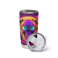 Foreuer Chasing Sunsets Skull Tumbler Cup - Wonder Print Shop