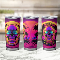 Foreuer Chasing Sunsets Skull Tumbler Cup - Wonder Print Shop