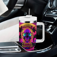 Foreuer Chasing Sunsets Skull Tumbler With Handle - Wonder Print Shop